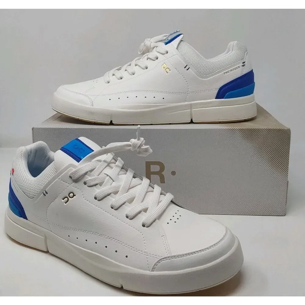 On Running The Roger Centre Court White Blue Men’s 11 Tennis Sneakers - Picture 1 of 16